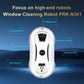 Robot lave-vitres PRK-N361 : puce intelligente, 3 modes, télécommande