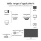 Adaptateur DisplayPort HDMI compatible mode miroir et étendu
