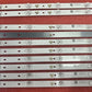 Détail connecteurs bandes LED TCL 50C715K 6 V