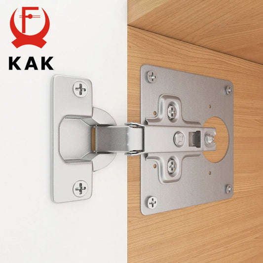 Plaques de réparation charnière armoire en inox avec vis – lot 4 à 10