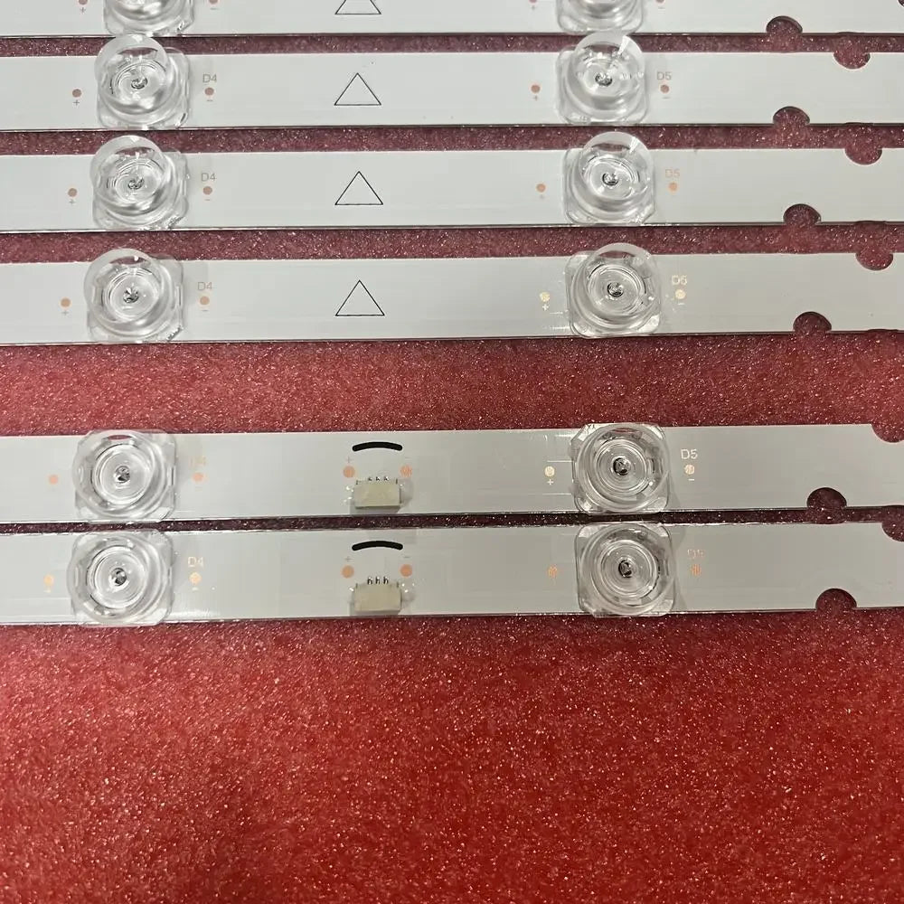 Détail LED barres TCL 65 pouces 4C-LB6508-YH connecteur rétroéclairage 65S4
