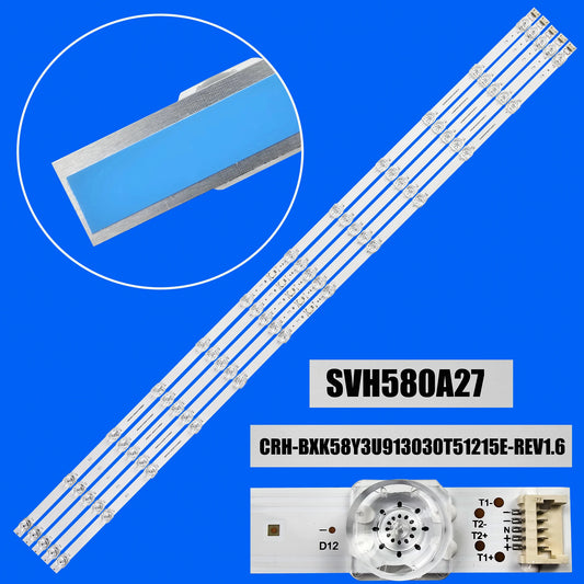 SVH580A27 Bandes LED Hisense 58A7GQ 58A72GQ CRH-BXK58Y3U HD580Y3U91 