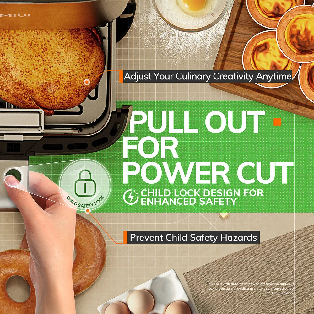 Airfryer MIUI 5L 1400W