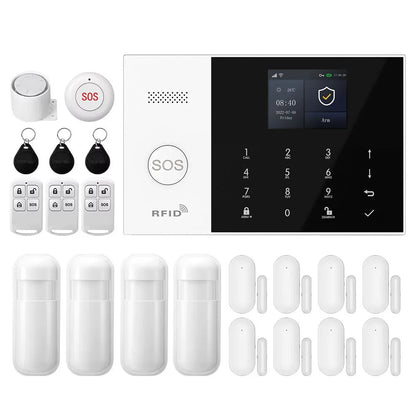 PGST Système d’Alarme Tuya WiFi/GSM 2G – Kit Sécurité Maison Alexa