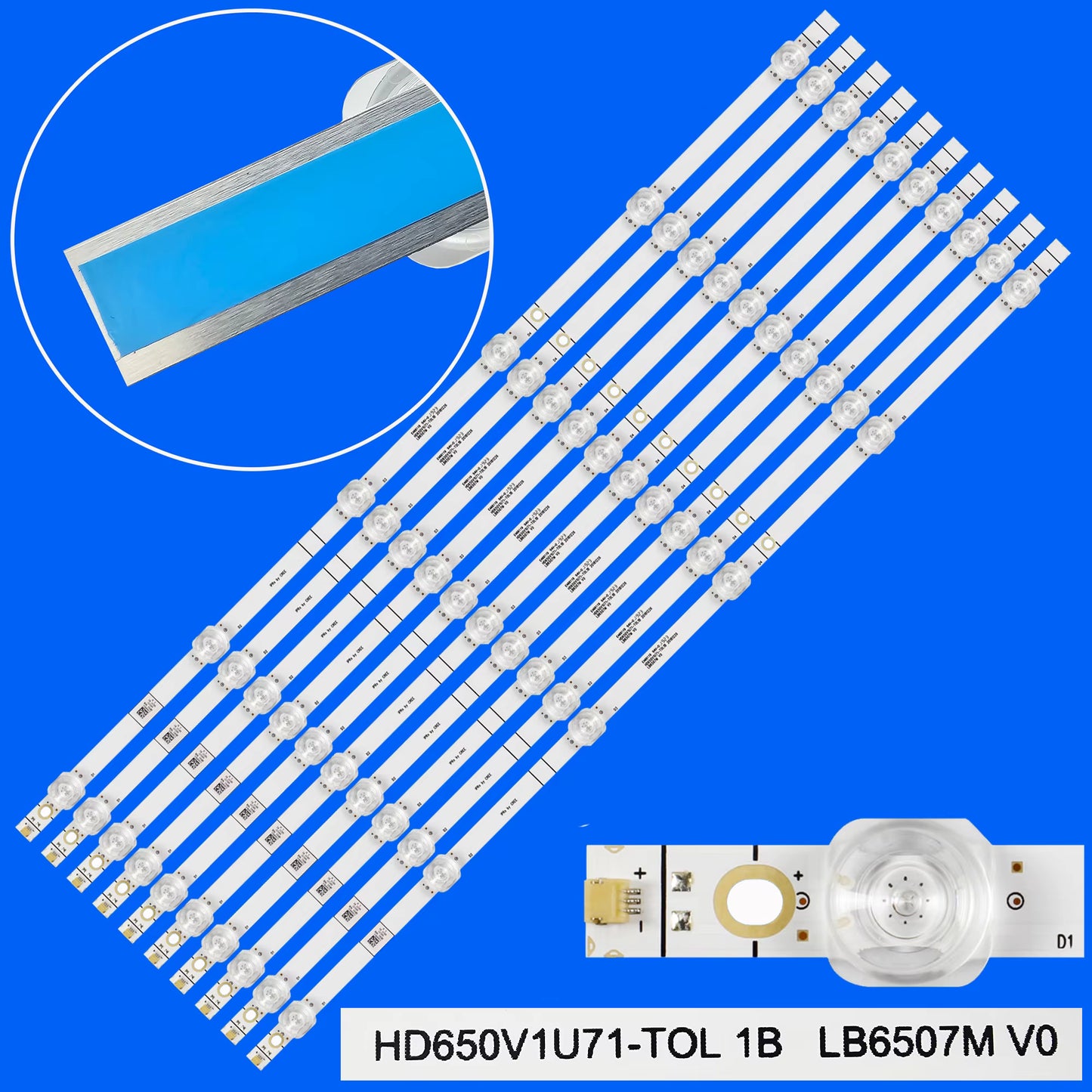 LB6507M V0 LB65084 V0 65H6570F 65H6510G 65H6590F H65B7100 BANDES LED
