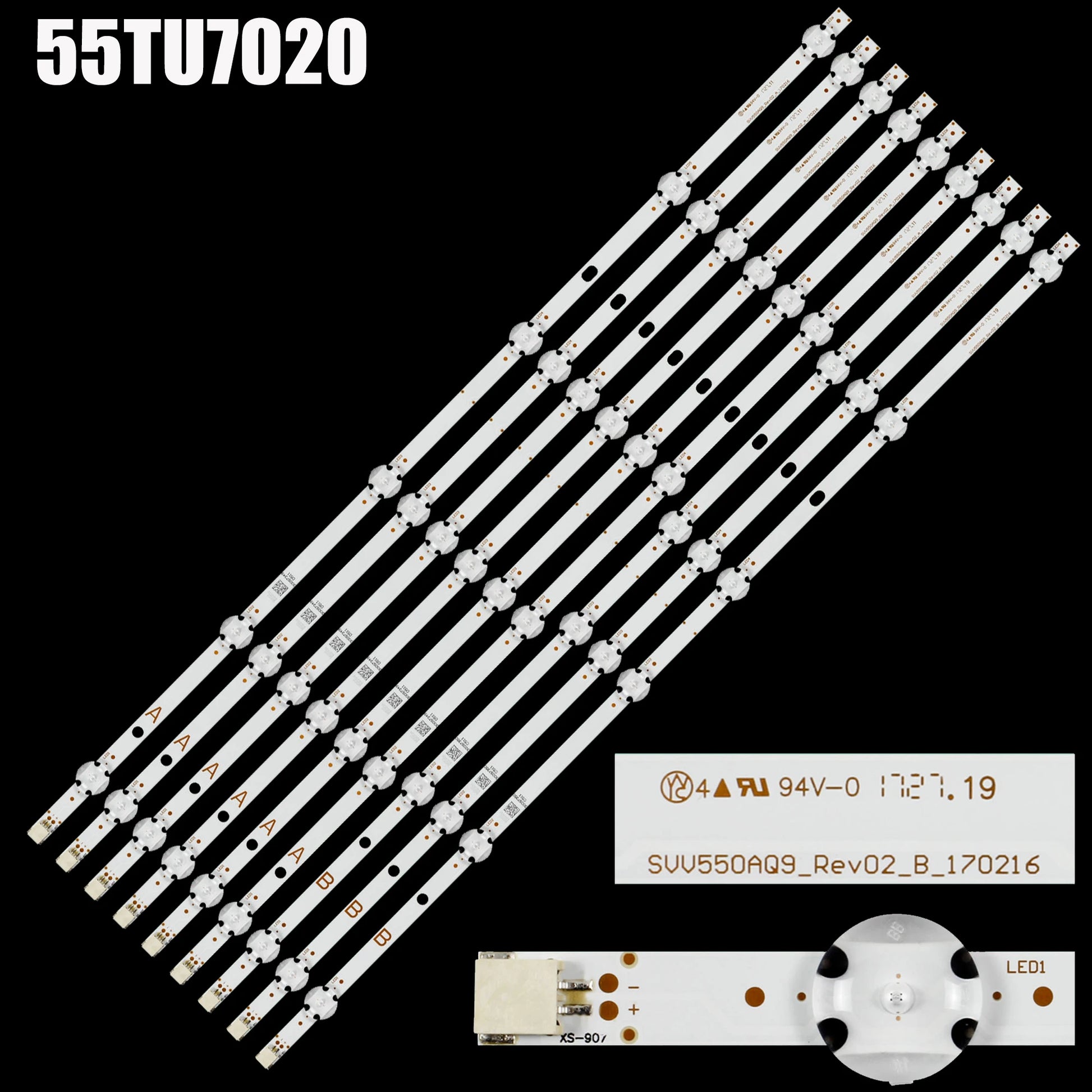 Barres LED SVV550AQ9 SVV550AW9 pour téléviseur 55 pouces
