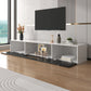Meuble TV moderne LED 180 cm avec rangement et finition brillante