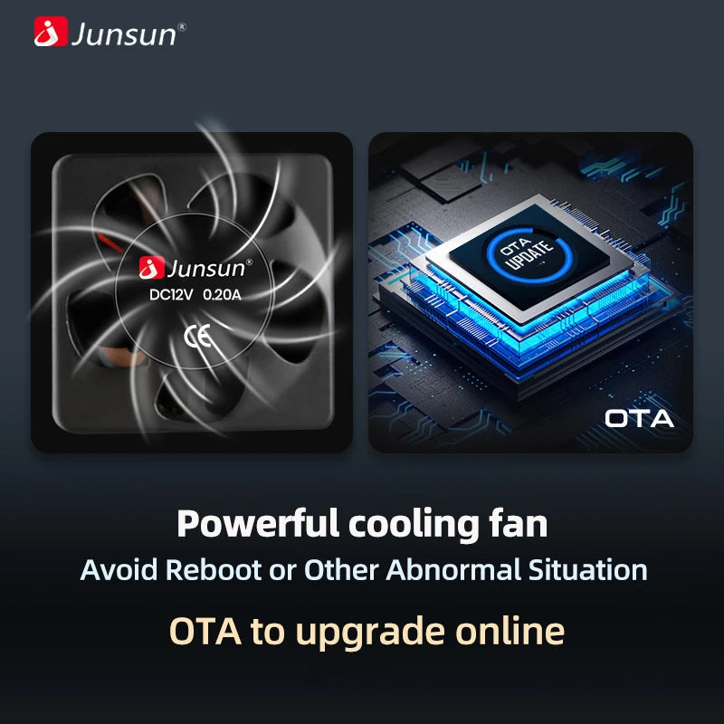 Autoradio Android 13 Junsun XT89 10.1" GPS CarPlay Android Auto Citroën C1 / Toyota Aygo / Peugeot 107 (2005-2014)