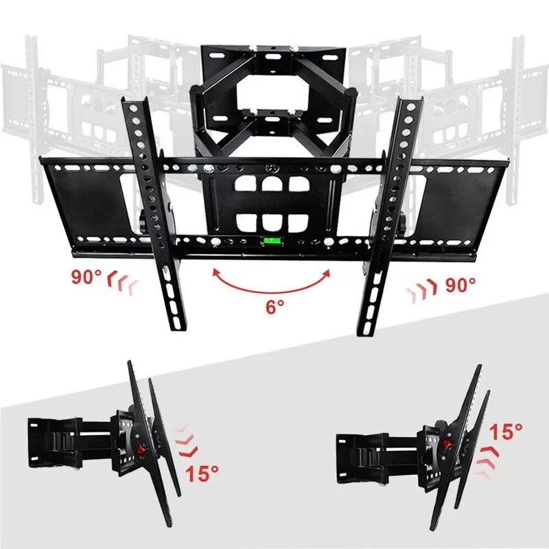 Support TV mural réglable 32–70"