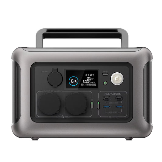 ALLPOWERS R600 – Centrale électrique portable 299Wh LiFePO4 600W