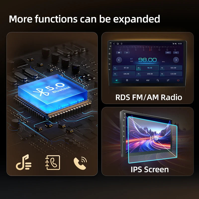 Junsun-Autoradio sans fil 2DIN, lecteur de limitation, CarPlay pour Apple Android Auto, VW, Volkswagen, Skoda, Octavia, PASSAT, Gods GOLF