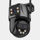 Caméra IP WiFi PTZ 4K 8MP double objectif vision nocturne couleur