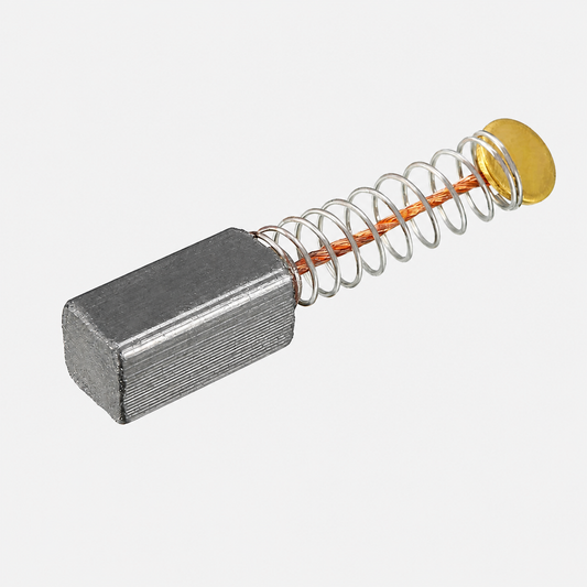 Charbon moteur 5 x 5 x 10 mm avec ressort, balai carbone 25 mm