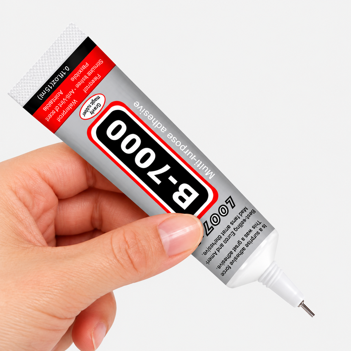 Tube de colle B7000 15 ml avec embout de précision