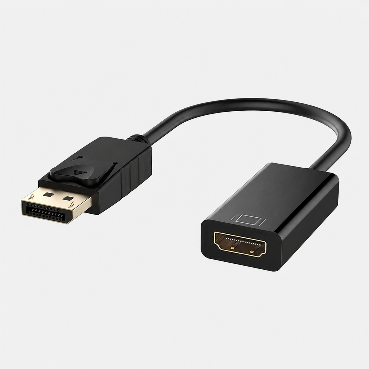 Adaptateur DisplayPort vers HDMI 4K, DP mâle vers HDMI femelle