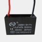 Condensateur CBB61 450VAC – démarrage moteur, polypropylène, 1µF à 10µF au choix