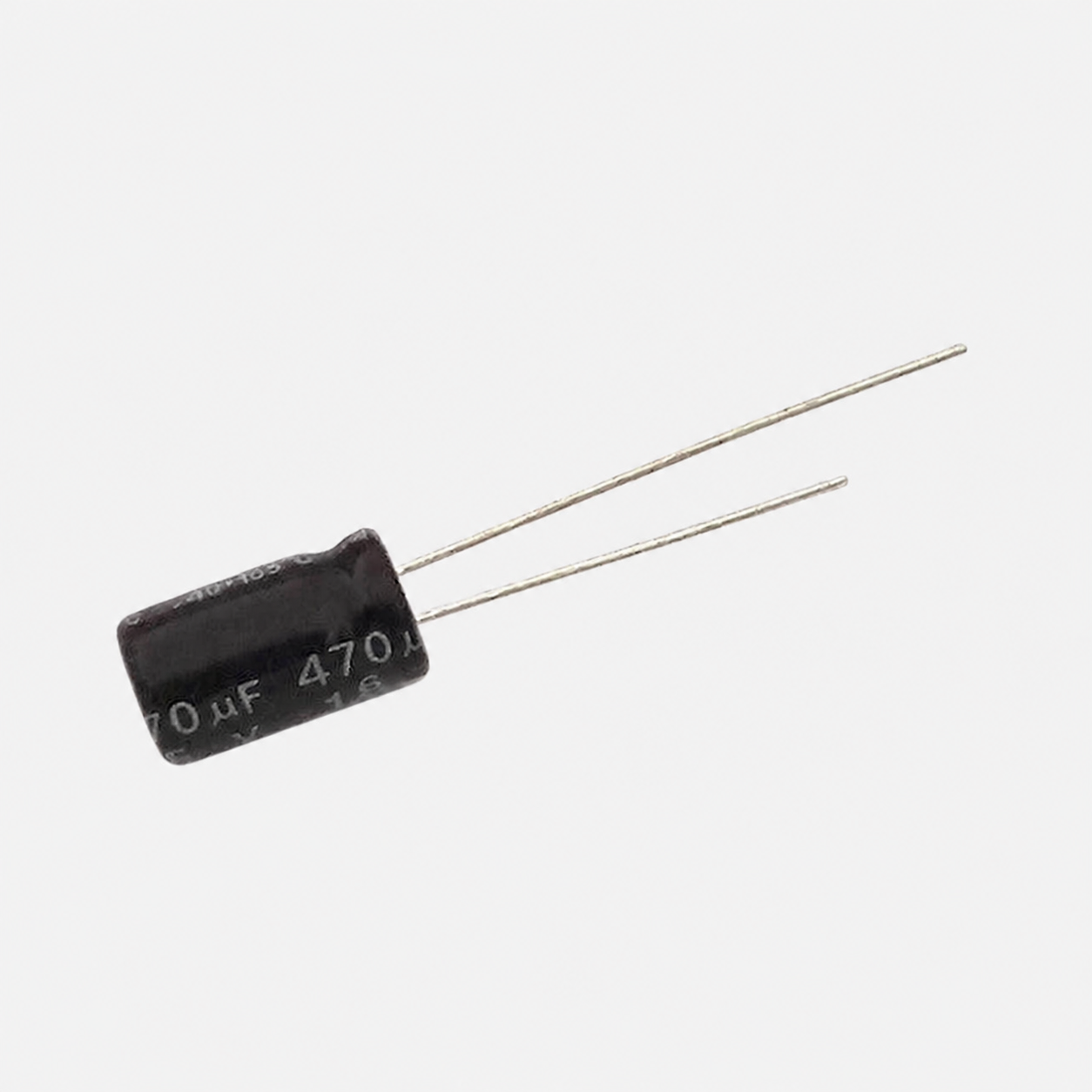 Condensateur électrolytique 470µF 16V – 8×12mm