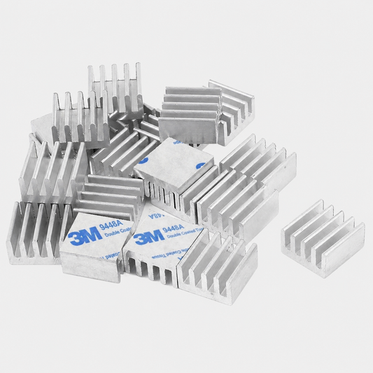 Dissipateurs thermiques aluminium 8.8×8.8×5mm – lot de 10 pièces