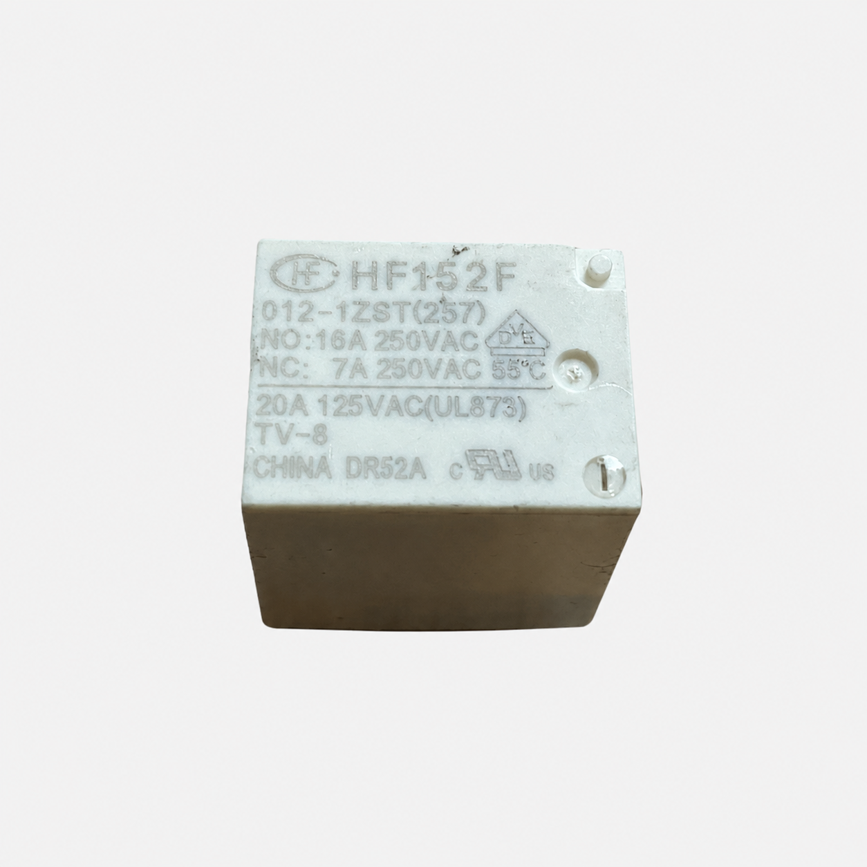 Relais de puissance HF152F-012-1ZST – 12V DC, 5 broches, 16A