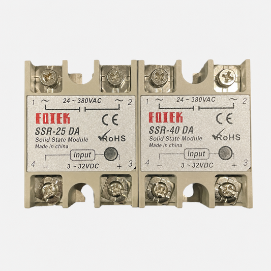Relais statique SSR-25DA / SSR-40DA – 24~480VAC, contrôle 3~32VDC
