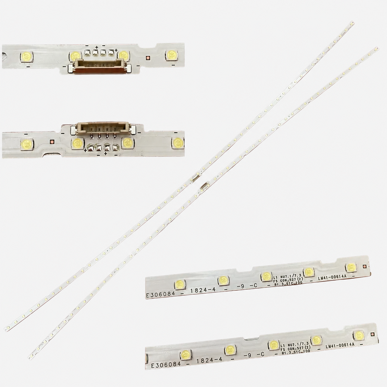 Kit Bandes LED Samsung 65" UE65NU7100 UN65RU7100 – LM41-00570A LM41-00614A