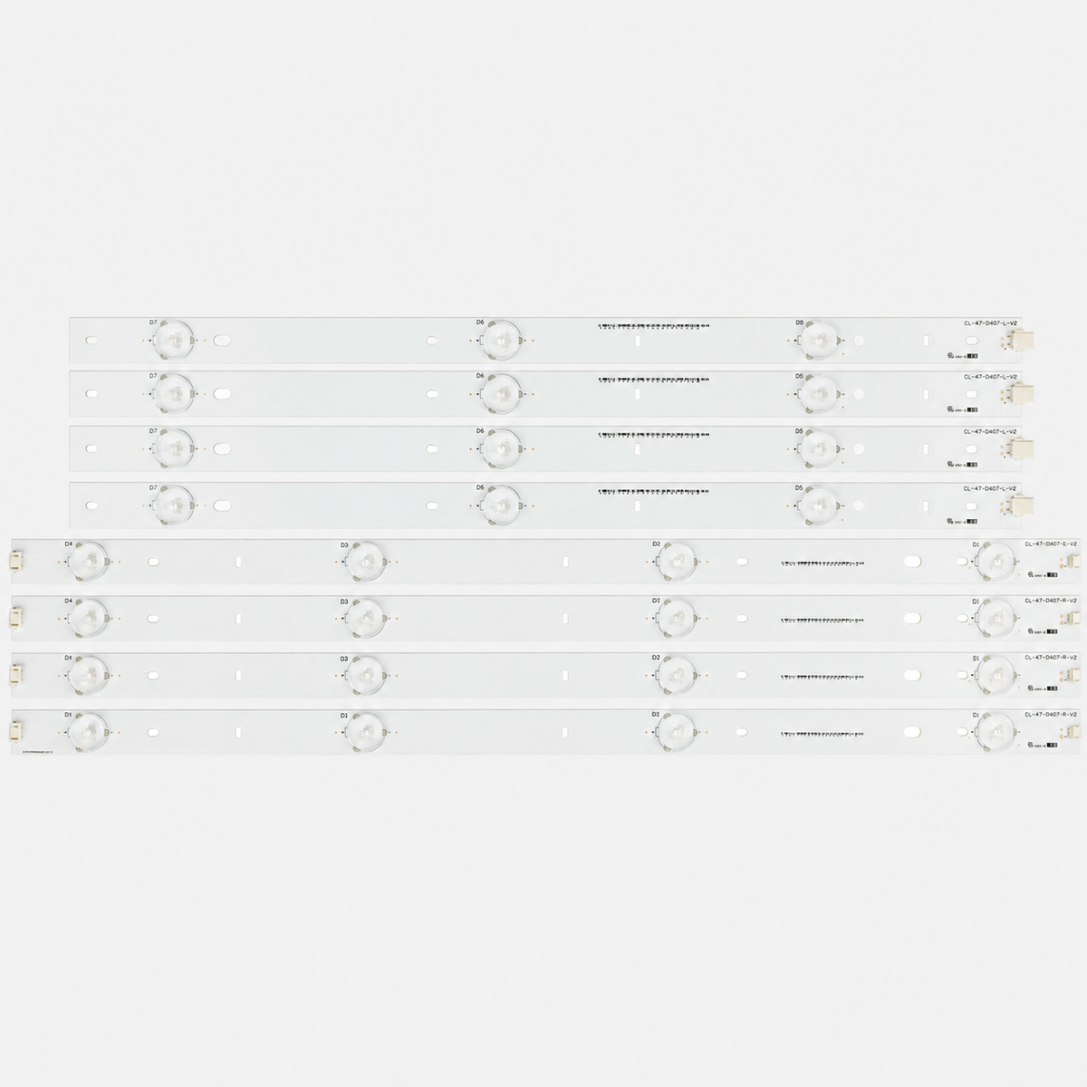 Kit Bandes LED Philips 47" 47PFH4109 47PFT4109 – CL-47-D407-L-V2 CL-47-D407-R-V2