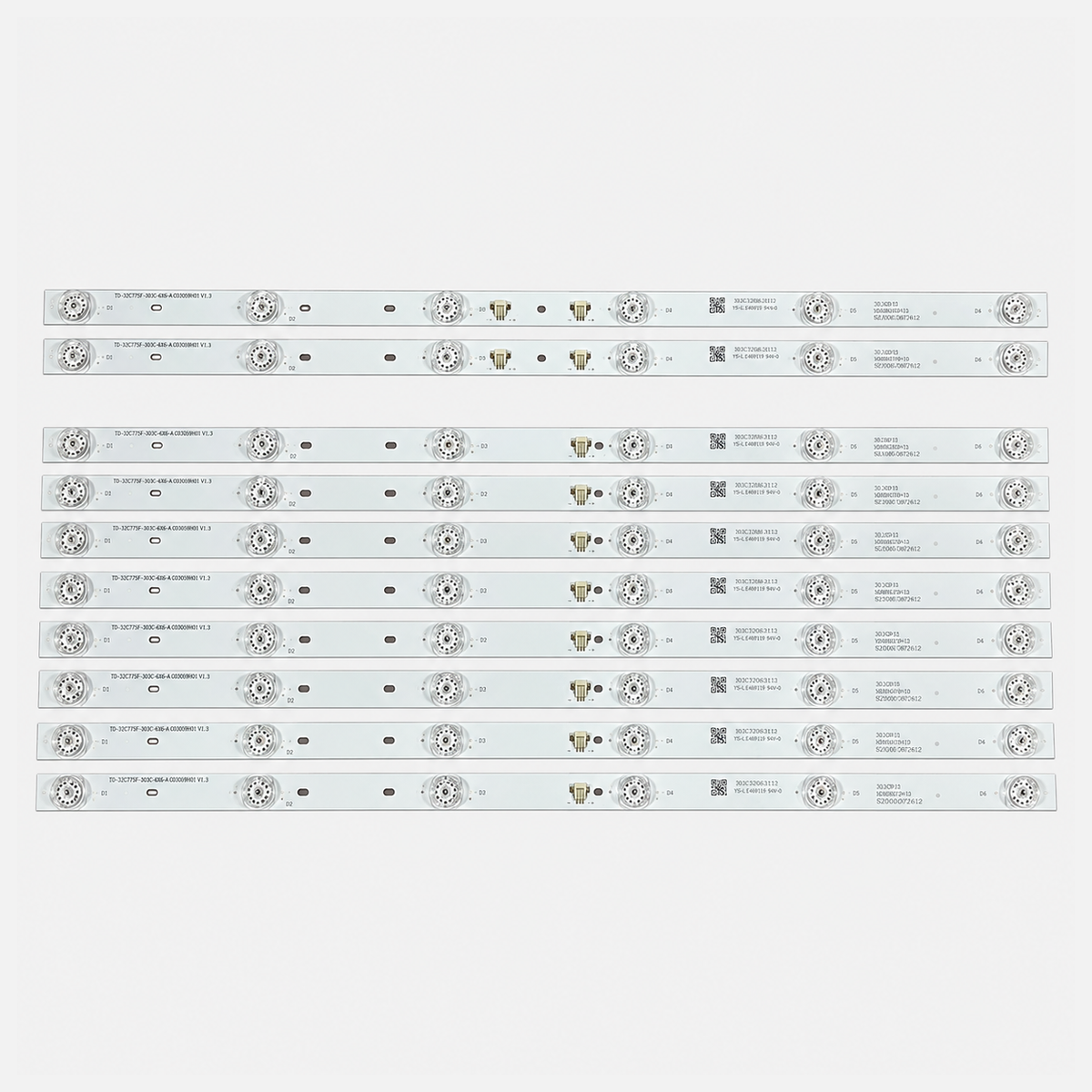 Kit 10 bandes LED TCL 50 pouces 50C715 4C-LB5006-YH16J
