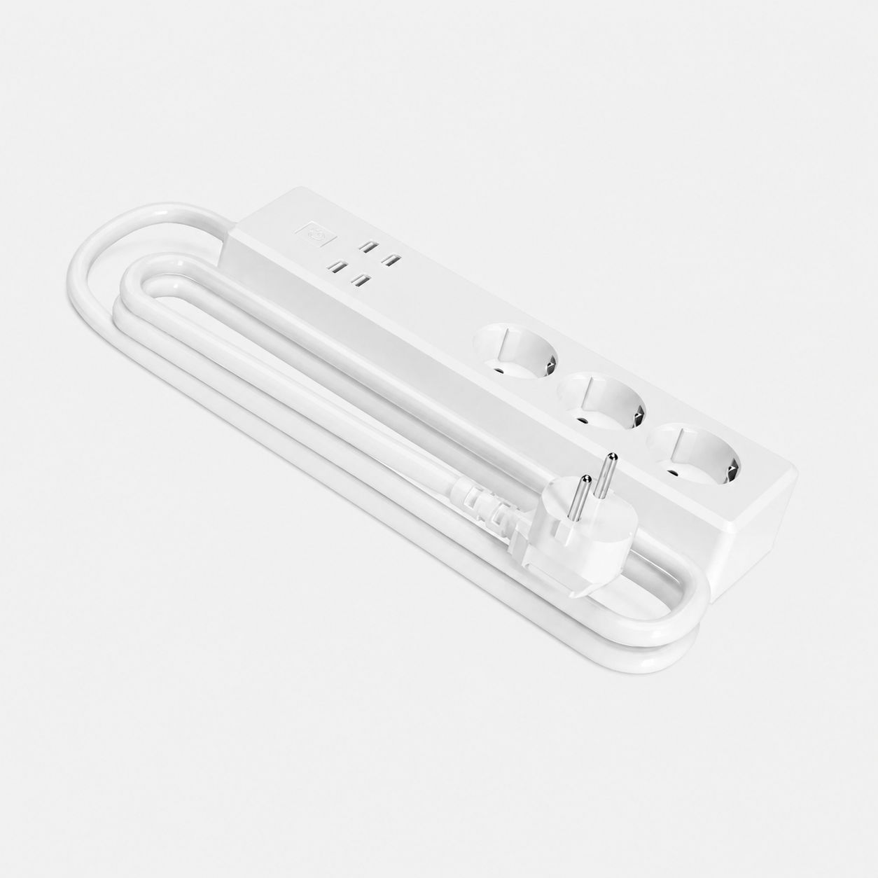 Multiprise intelligente Meross WiFi 3 prises 4 USB HomeKit Alexa