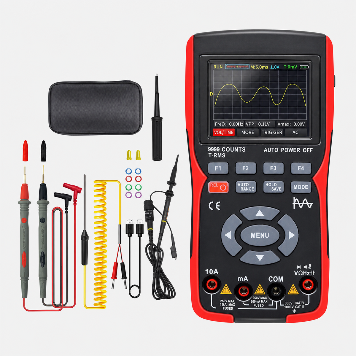 Multimètre oscilloscope numérique ZOYI ZT702S True RMS 10MHz