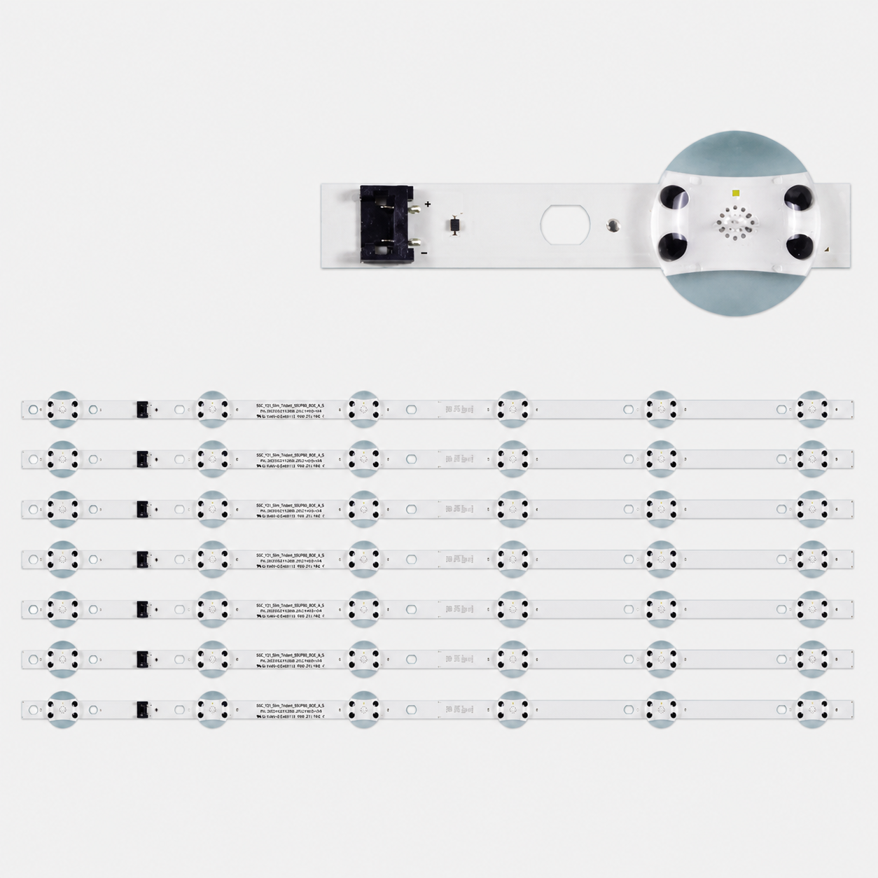 Barre LED LG 55 pouces 55UP7700 55UP8000 55UQ8050 SSC Y21 Slim Trident