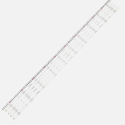 Bandes LED Hisense 55R7G5 55A6G 55A6H 55R6G Toshiba 55C350 kit 4 pièces