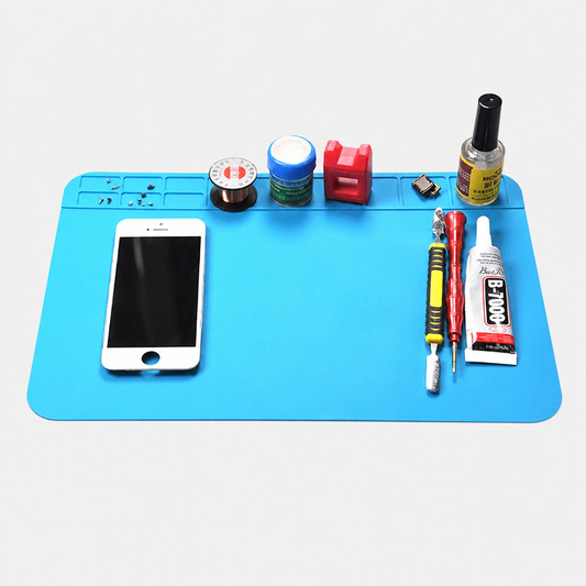 Tapis de travail antistatique silicone 30×20cm – réparation téléphone PC
