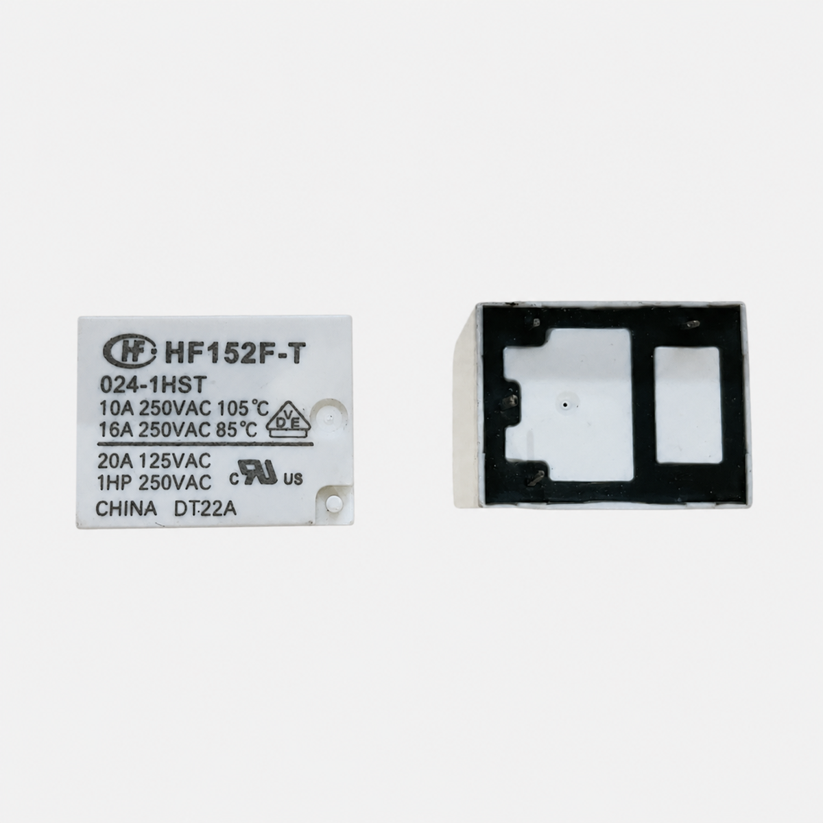 Relais de puissance HF152F-024-1HST – 24V DC, 4 broches, 16A