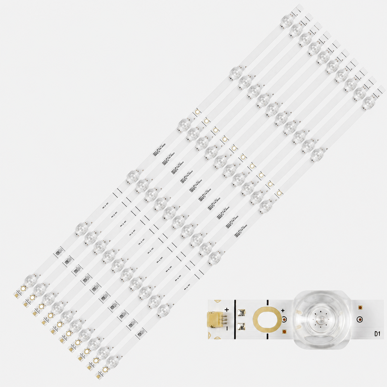 Kit Bandes LED Hisense 65" 65H6570F 65H6510G H65B7100 – LB6507M LB65084