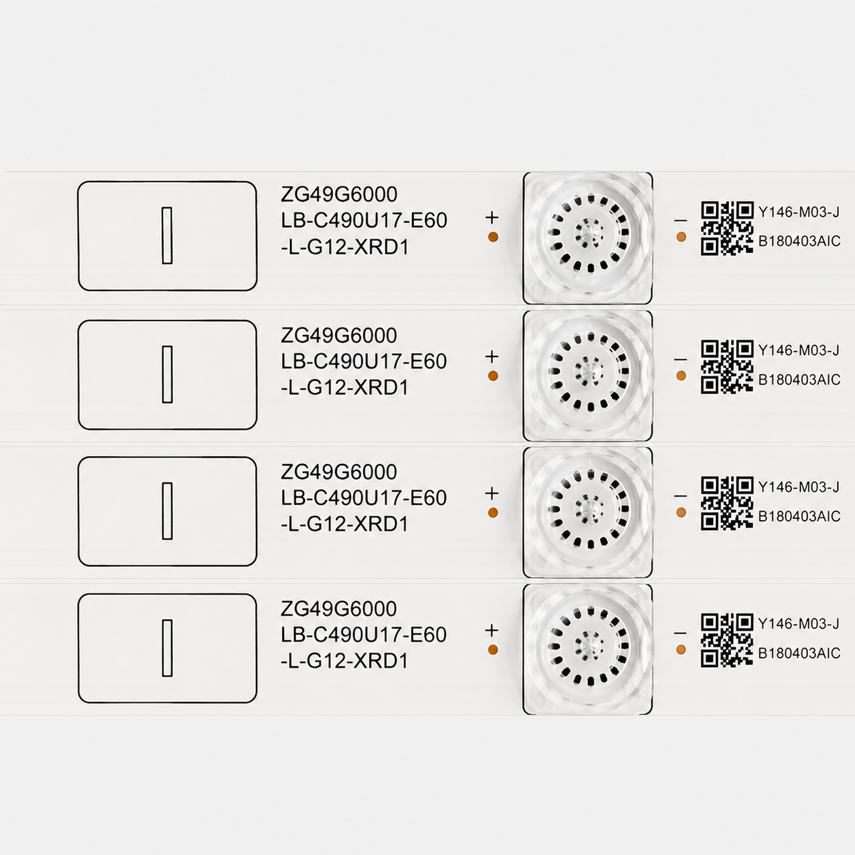 Kit Bandes LED Hisense 49" – CRH-ZG49G6000303009047C1REV1.1I