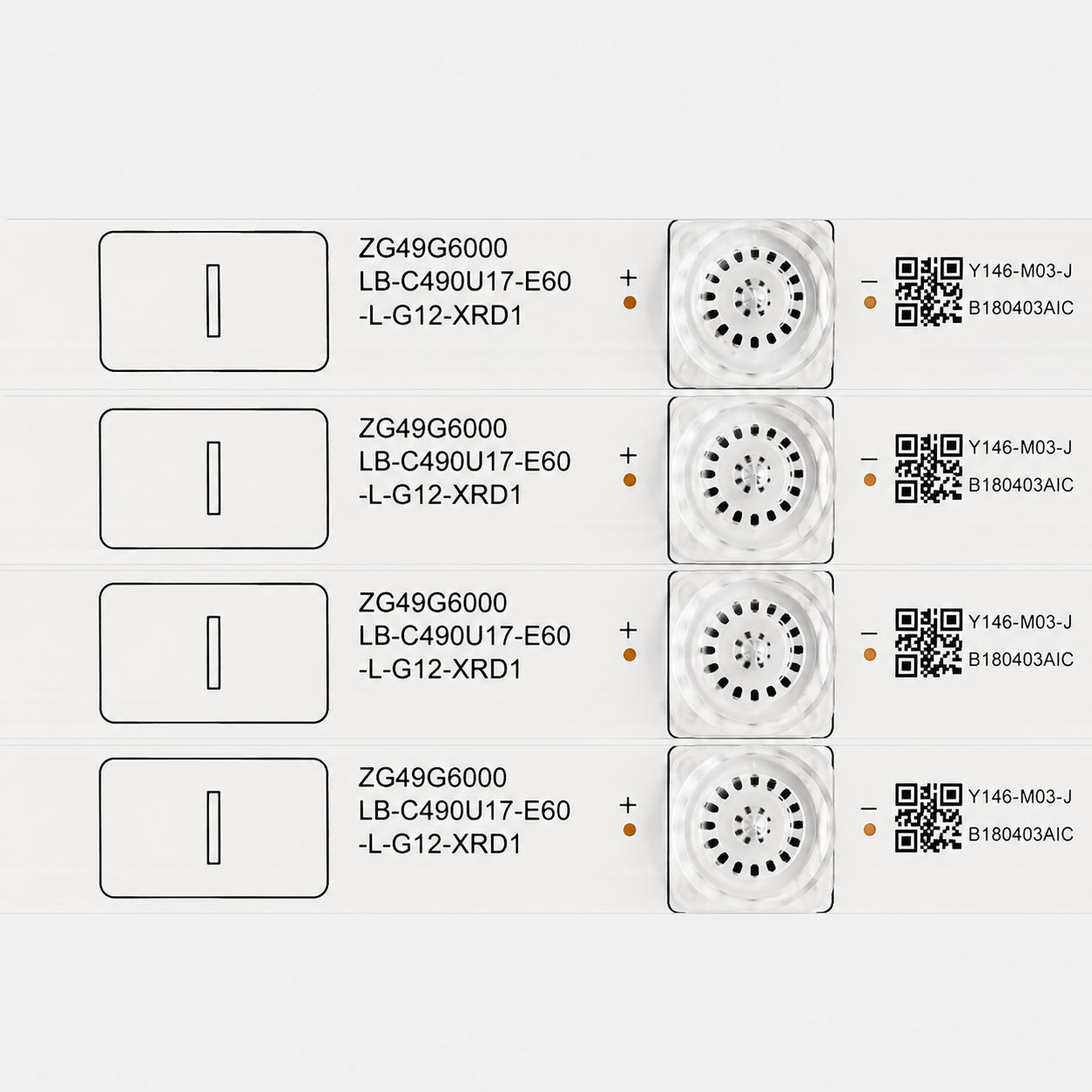Kit Bandes LED Hisense 49" – CRH-ZG49G6000303009047C1REV1.1I