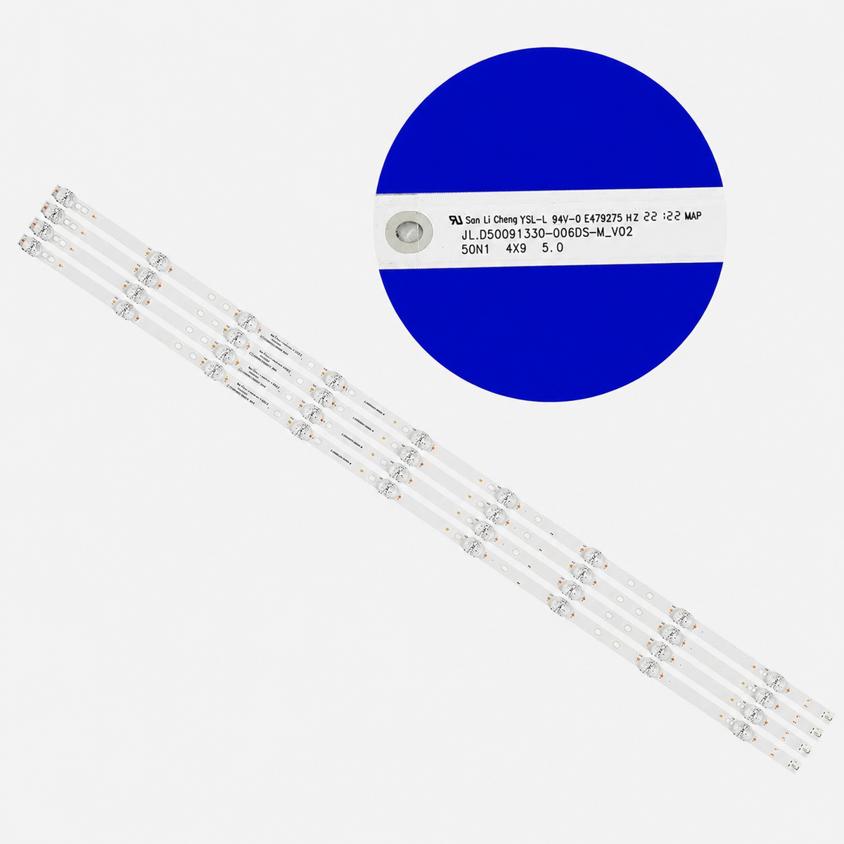 Kit 4 bandes LED 50 pouces JL.D50091330 CX50D09 U50E7000E U50F7000E