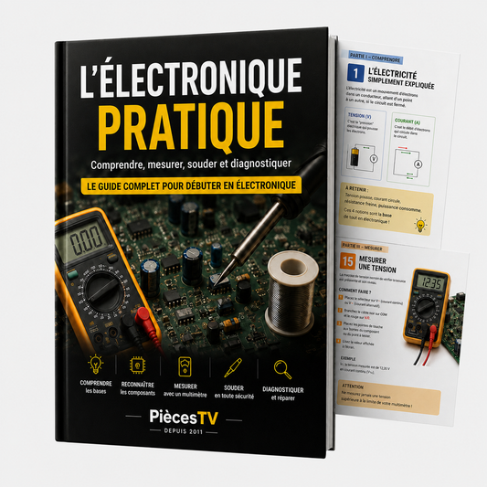 Ebook L’Électronique pratique PiècesTV – guide complet électronique PDF