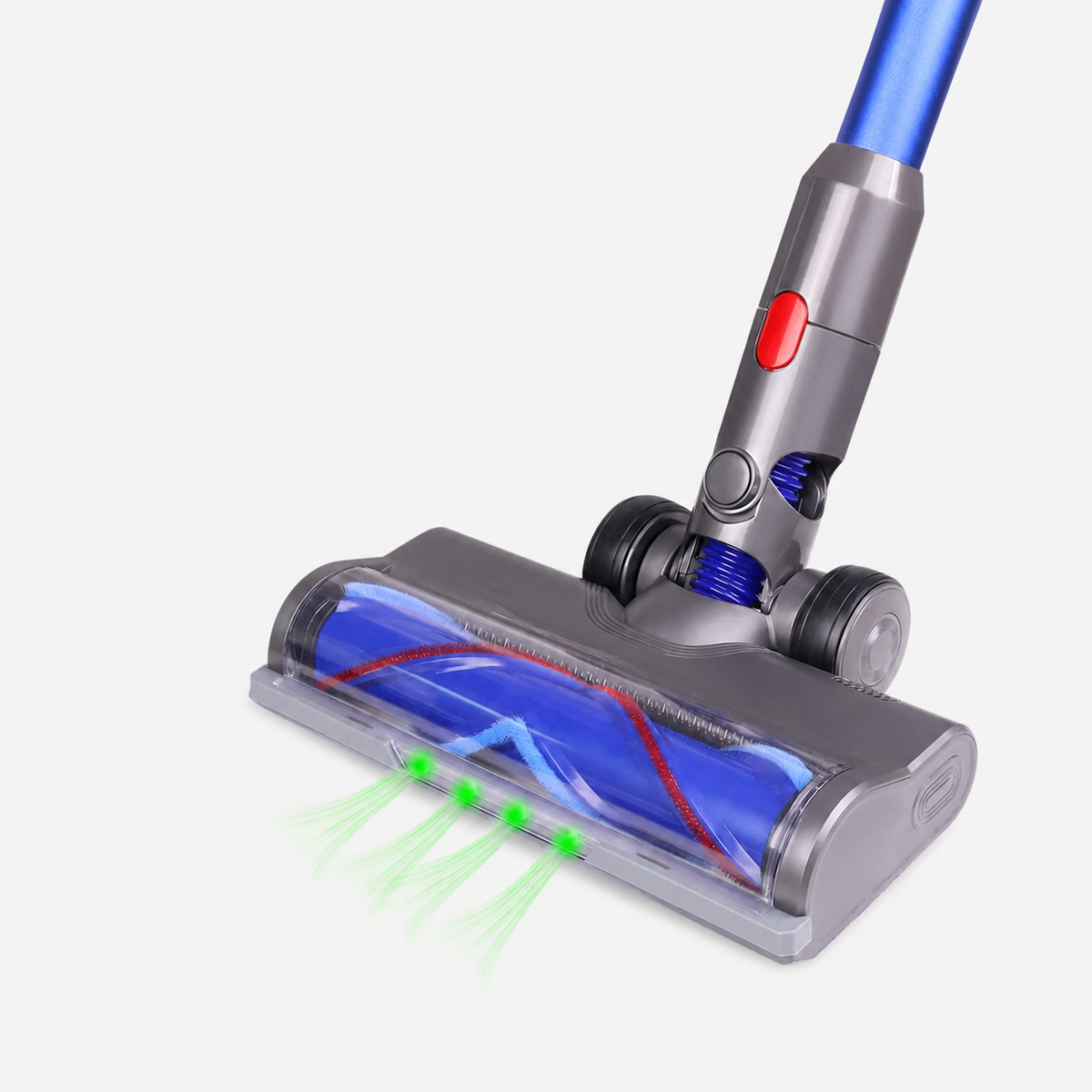 Tête d'aspirateur Dyson V7 V8 V10 V11 V15 avec brosse rotative LED
