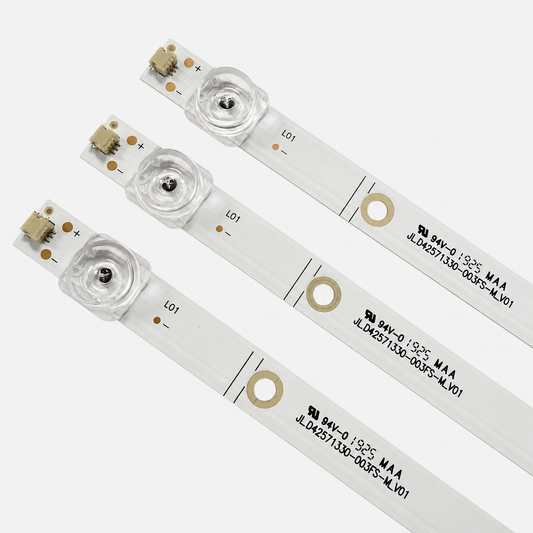 Kit barres LED Hisense 43 pouces H43AE6030 H43A6200 H43AE6100 7 LED rétroéclairage