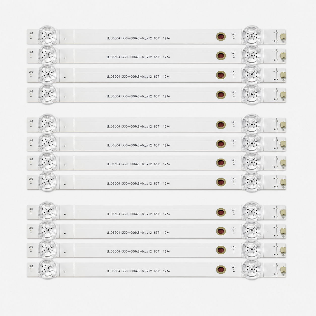 Kit barres LED 65 pouces KEUH6521 JL.D65041330 DEXP U65H8051E 65SUE9520 rétroéclairage