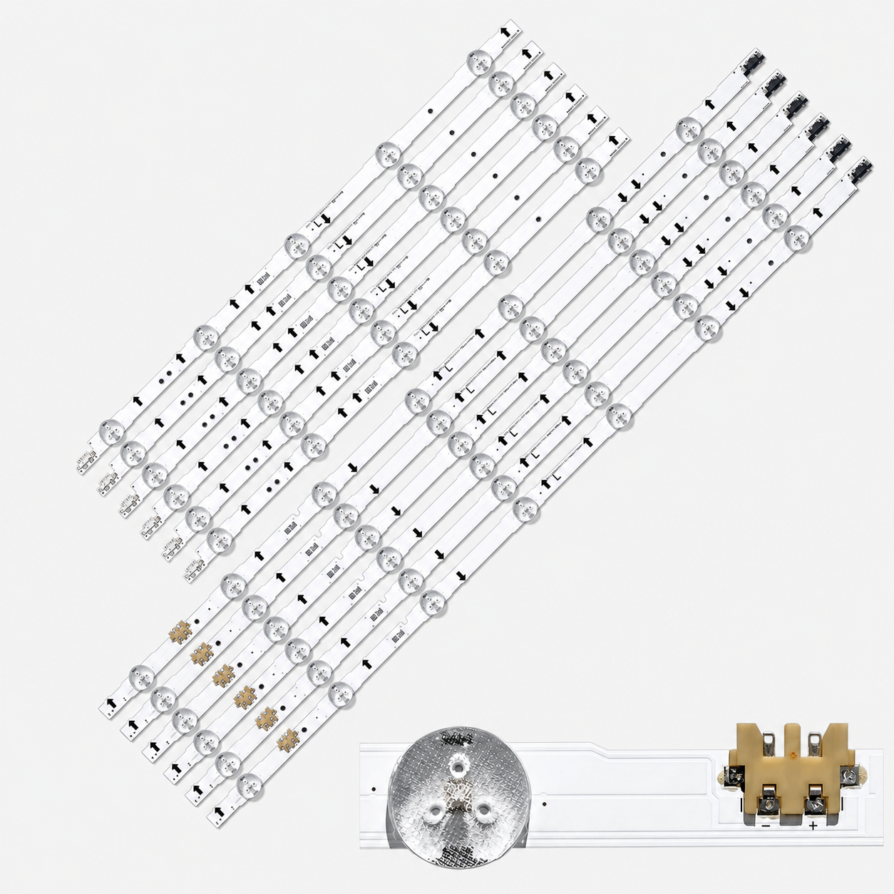 Kit Bandes LED Samsung 55" UE55H5000 UE55H6200 – D4GE-550DCA-R3 2014SVS55