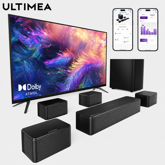 Barre de son ULTIMEA Poseidon D80 7.1 Dolby Atmos caisson 460W