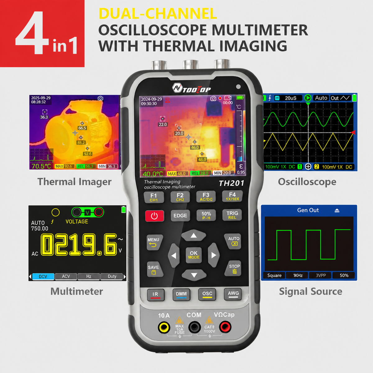 Oscilloscope thermique TOOLTOP TH201
