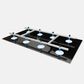 Support KG75-8 à 8 ventouses pour écrans TV LCD de 45 à 75 pouces