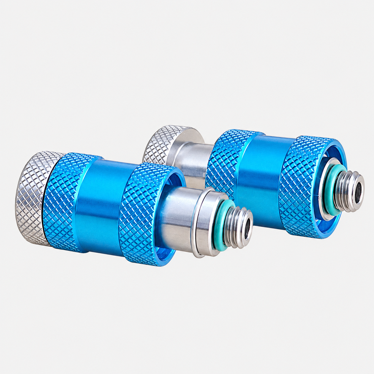 Valves métalliques bleues du support à ventouses pour écran TV