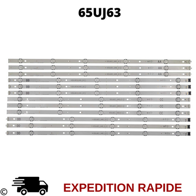 Kit Bandes LED LG 65UJ63 65UJ634V 65UJ630V